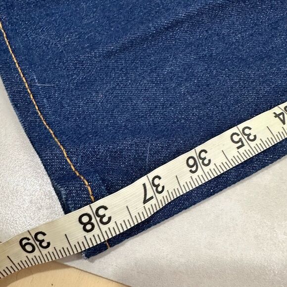 Swedish Hasbeens Short Slim Leg Dark Denim Jeans​ - Picture 7 of 11